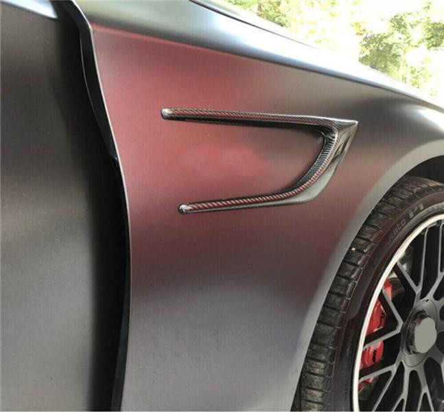 Купить Накладки на передние крылья (для купе/кабриолет C63 AMG 2015-2019, Карбон) для Mercedes C-сlass W205