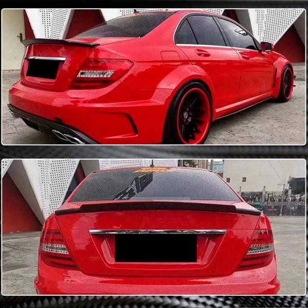 Купити Спойлер SD V3 (Карбон) для Mercedes C-class W204 2007-2015рр