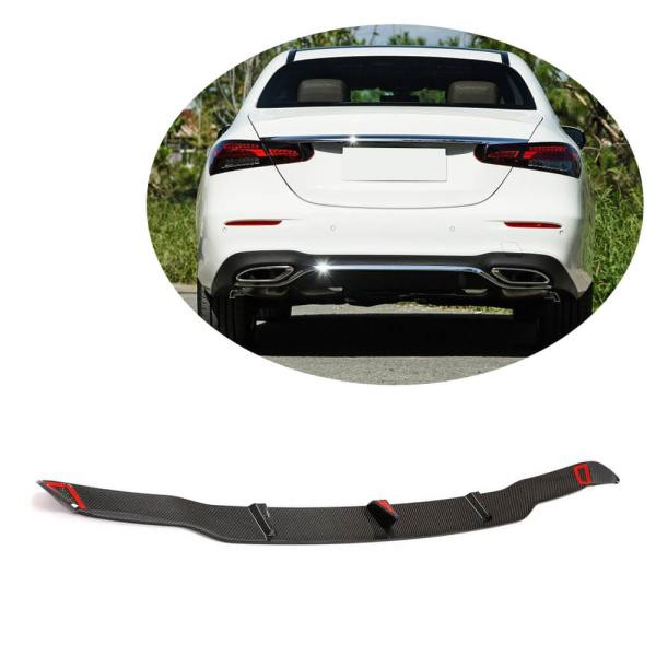 Купить Диффузор заднего бампера (для AMG-Line 2020-2023, Карбон) для Mercedes E-сlass W213