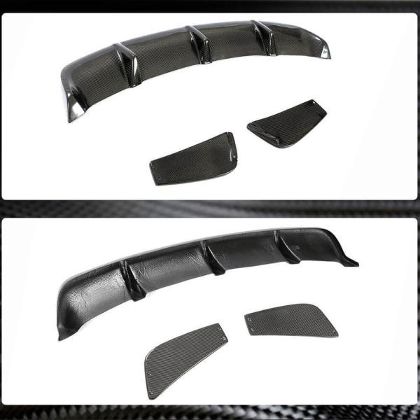 Купити Дифузор заднього бампера V2 (для AMG-Line / CLA45 AMG 2013-2016, Карбон) для Mercedes CLA C117 рр