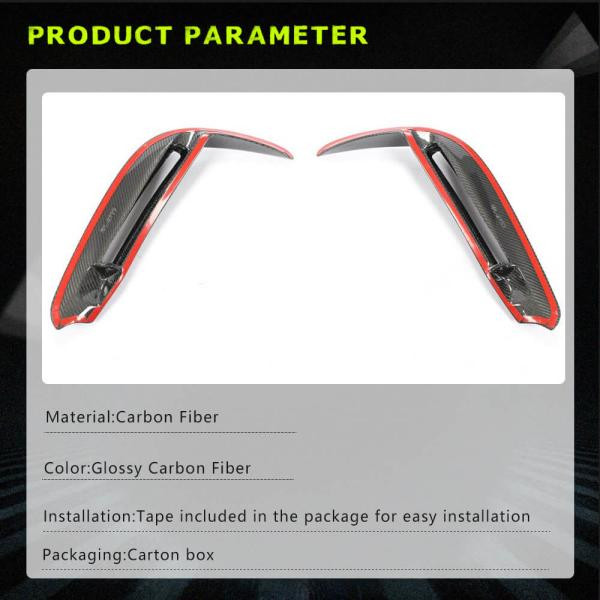 Купити Накладки на протитуманки (для V-Class 2014-2019, Карбон) для Mercedes Vito / V-class W447 2014- рр