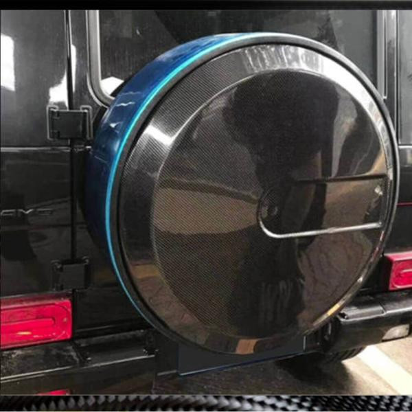 Купити Накладка на запасне колесо (для 2004-2018, Сухий карбон) для Mercedes G сlass W463 рр