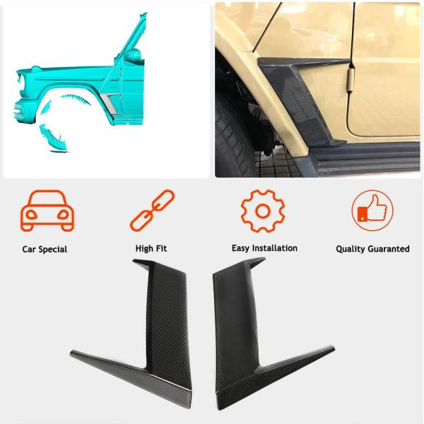 Купить Накладки на передние крылья (Карбон) для Mercedes G сlass W463 2018-2024 гг