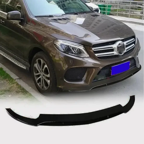 Купити Накладки на передній бампер Lip (для GLE43 AMG, Карбон) для Mercedes GLE coupe C292 2015-2019 рр