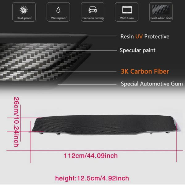 Купити Спойлер V4 (для GTI/R HB, Карбон) для Volkswagen Golf 7/E-Golf