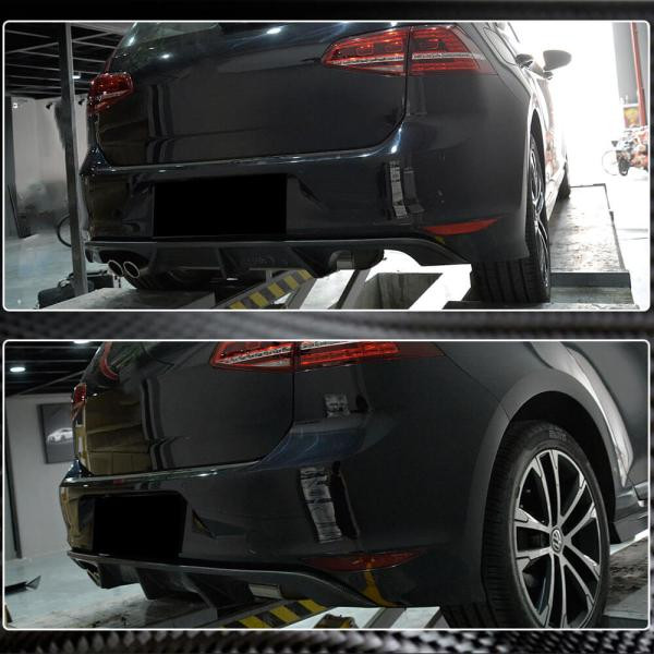 Купити Дифузор заднього бампера (для R/R-Line HB 2012-2017, Карбон) для Volkswagen Golf 7/E-Golf