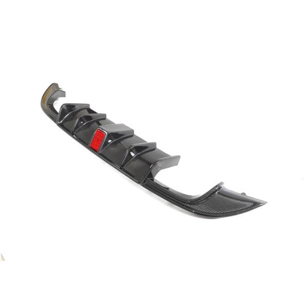 Купити Дифузор заднього бампера (для R-Line HB 2017-2020, Карбон) для Volkswagen Golf 7/E-Golf