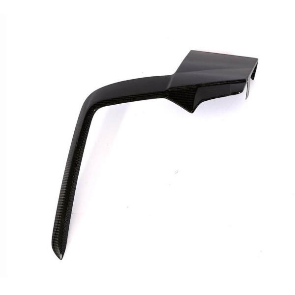 Купити Накладки на передній бампер (R/R-line HB 2017-2020, Карбон) для Volkswagen Golf 7/E-Golf