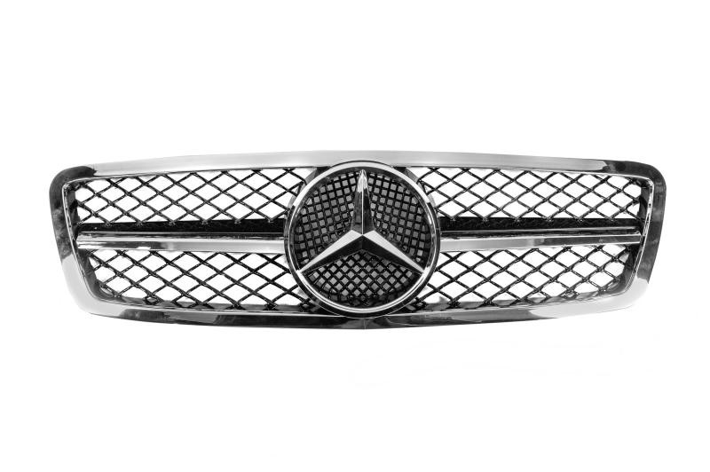 Купить Передняя решетка AMG для Mercedes C-class W203 2000-2007 гг