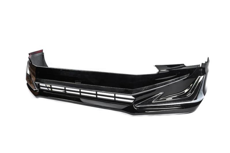 Купить Накладка на передний бампер Modelista V3-LED (2017-) Черный цвет для Toyota Land Cruiser Prado 150