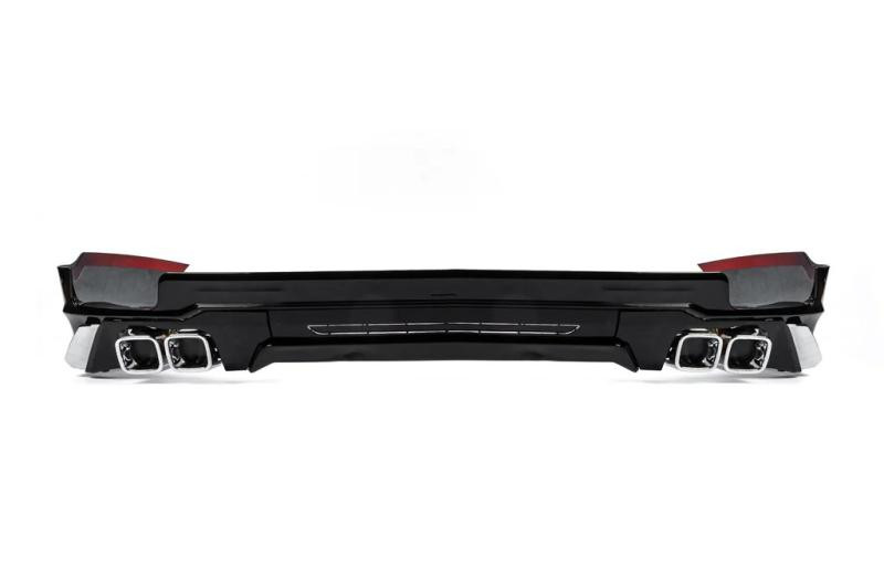 Купить Накладка на задний бампер Modelista V3-LED (2017-) Черный цвет для Toyota Land Cruiser Prado 150