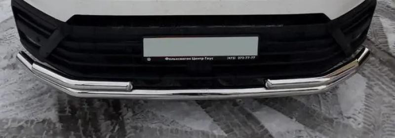 Купити Передній захист ST008 (нерж) для Volkswagen Crafter 2006-2016 рр