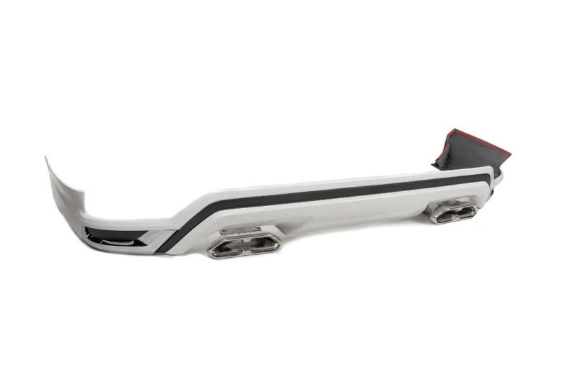 Купить Накладка на задний бампер VXR Черный цвет для Toyota Land Cruiser 300