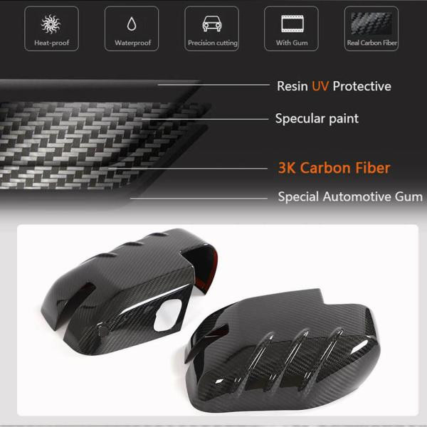 Купити Накладки на дзеркала (Карбон) для Ford Bronco