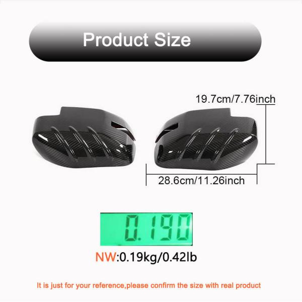 Купити Накладки на дзеркала (Карбон) для Ford Bronco