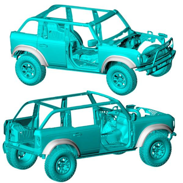 Купить Расширители арок (Карбон) для Форд Бронко