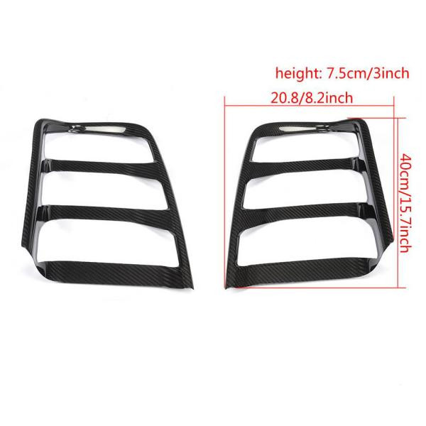 Купити Накладки на задні ліхтарі (2015-2017, Карбон) для Ford Mustang рр