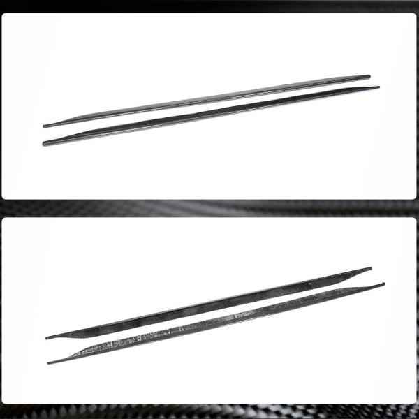 Купити Бокові пороги V1 (Карбон) для Ford Mustang 2015-2023 рр