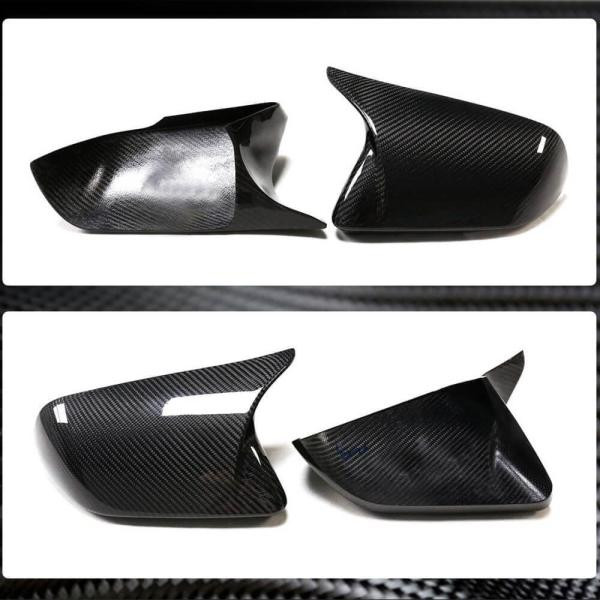 Купити Накладки на дзеркала V1 (для USA, Карбон) для Ford Mustang 2015-2023 рр