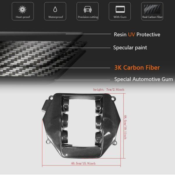 Купить Крышка двигателя (2009-2015, Карбон) для Nissan GT-R