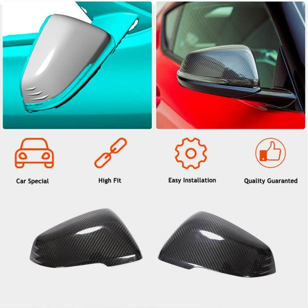 Купити Накладки дзеркала (Карбон) для Toyota Supra 2019- рр