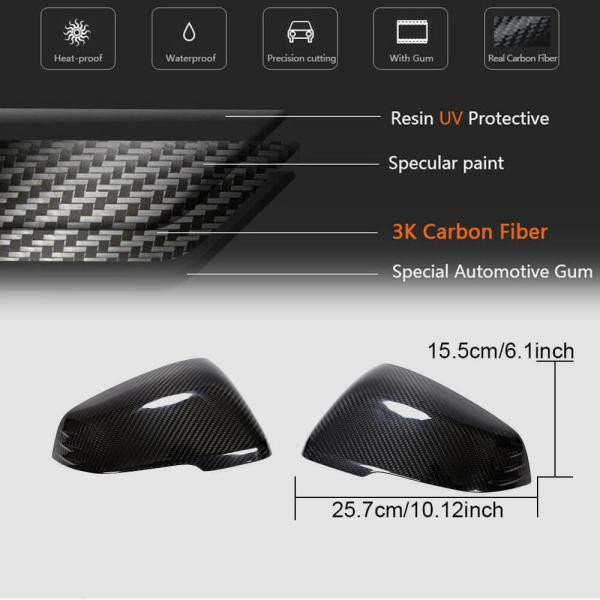 Купити Накладки дзеркала (Карбон) для Toyota Supra 2019- рр