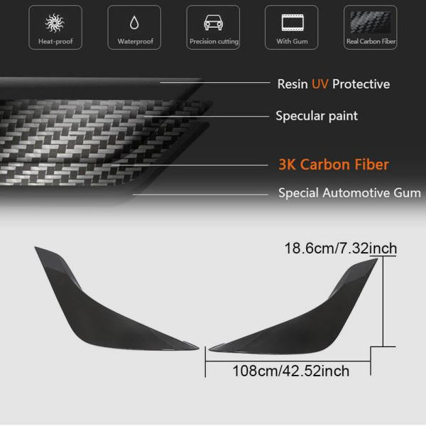 Купити Накладки на двері (Карбон) для Toyota Supra 2019- рр