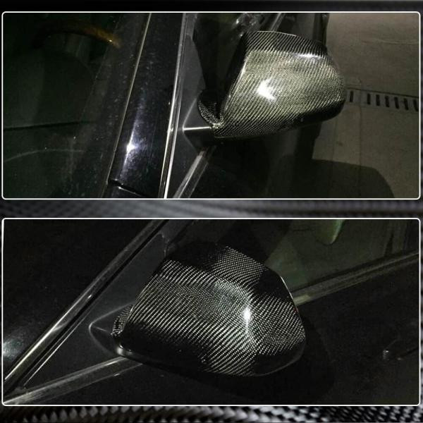 Купить Накладки на зеркала (Карбон) для Cadillac CTS 2007-2014 гг