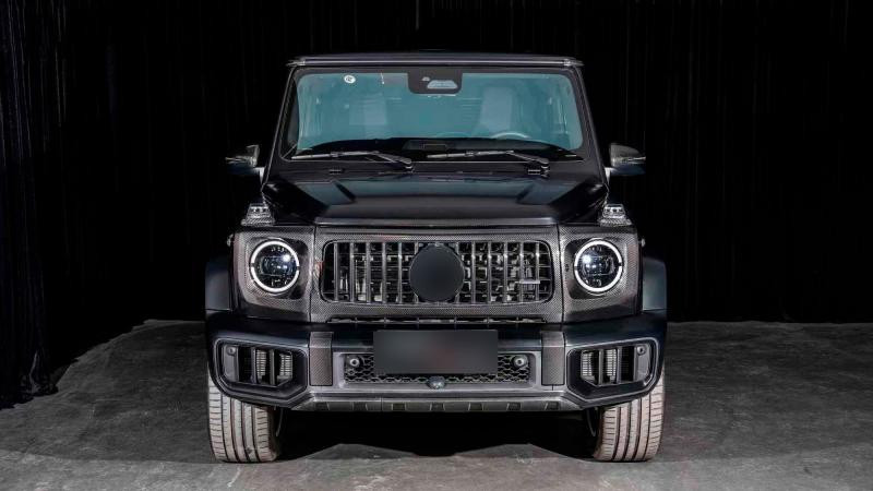 Купити Нижня накладка на передній бампер (для G63 AMG, Карбон) для Mercedes G сlass W465 2025- рр