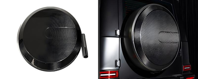 Купити Накладка на запасне колесо (Карбон) для Mercedes G сlass W465 2025- рр