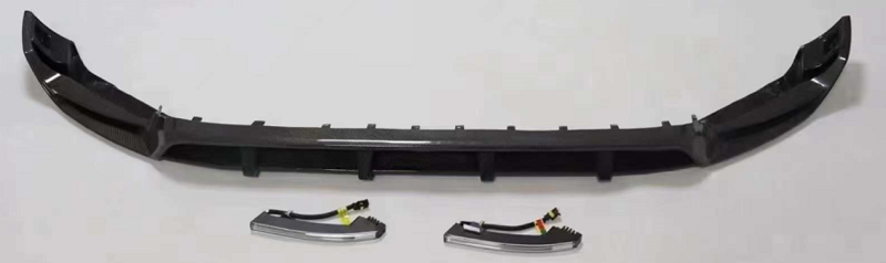 Купити Накладка на передній бампер Lip (для G63 AMG, Сухий карбон) для Mercedes G сlass W463 2018-2024 рр