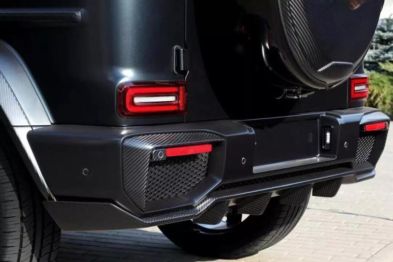 Купить Диффузор заднего бампера V2 (для G63 AMG, Карбон) для Mercedes G сlass W463 2018-2024 гг