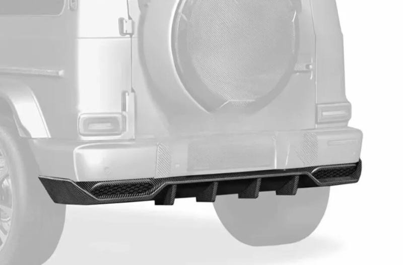 Купить Диффузор заднего бампера V2 (для G63 AMG, Карбон) для Mercedes G сlass W463 2018-2024 гг