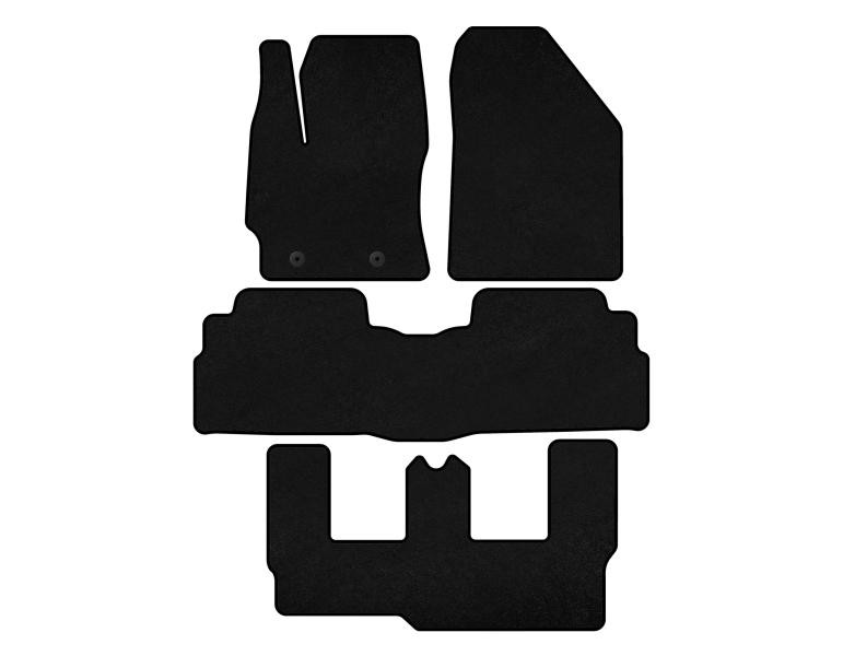 Купити Килимки текстильні Classic (3 ряди, 7-ми місний, Чорний) для Toyota Verso 2009- рр