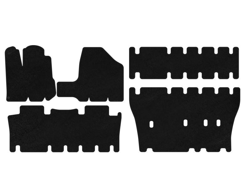 Купити Килимки текстильні Classic (3 ряди, чорні) для Toyota Sienna 2003-2009 рр