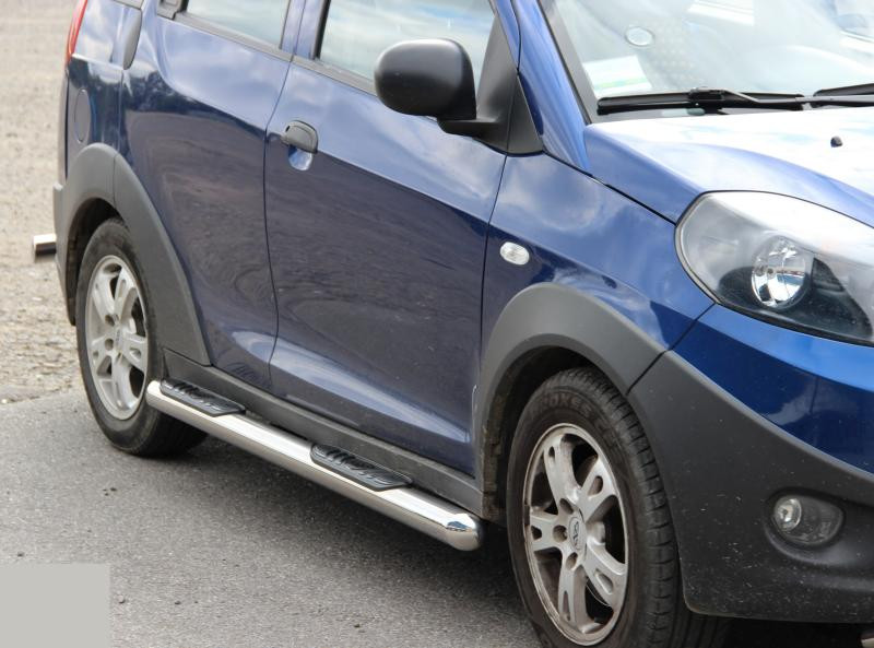 Купить Боковые трубы (2 шт., нерж.) для Chery Beat