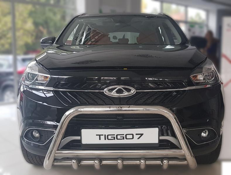Купить Кенгурятник WT003 (нерж) для Chery Tiggo 7 2016-2019 гг