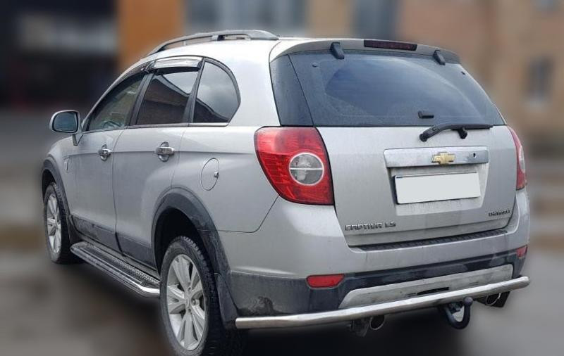 Купить Задняя защита AK005 (нерж) для Chevrolet Captiva 2006-2019 гг