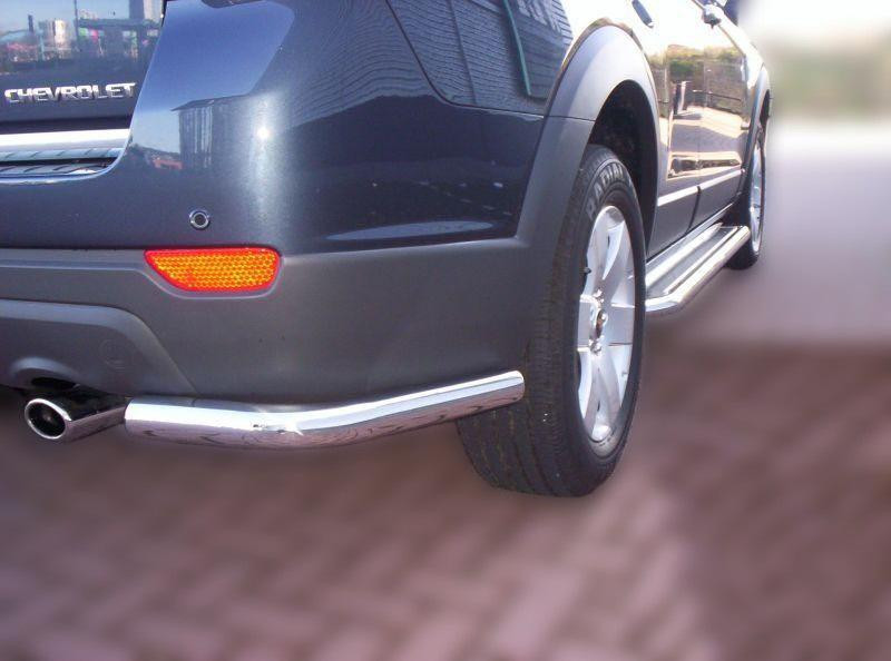 Купить Задние уголки AK003 (2 шт, нерж) для Chevrolet Captiva 2006-2019 гг