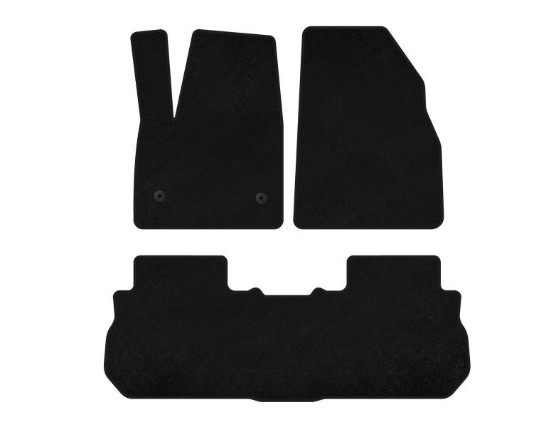 Купить Коврики текстильные Premium (2 ряда, 2017-2019, Черный) для GMC Acadia 2017- гг