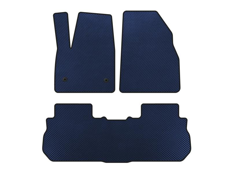 Купить Коврики EVA (2 ряда, 2017-2019, Синий) для GMC Acadia 2017- гг
