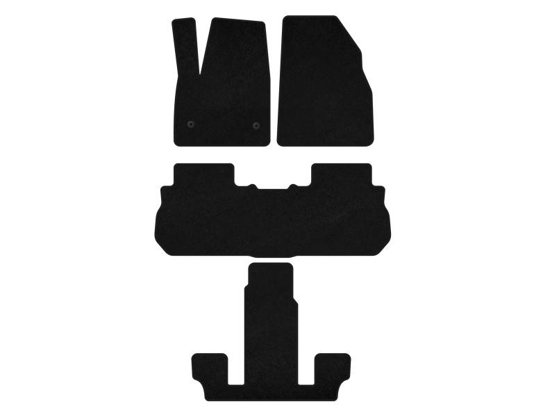 Купить Коврики текстильные Classic (3 ряда, 2017-2019, Черный) для GMC Acadia 2017- гг