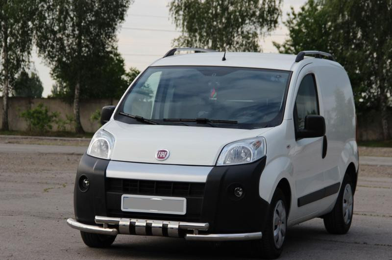Купить Передняя защита Shark (нерж) для Fiat Fiorino/Qubo