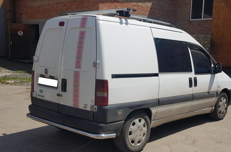 Купить Задняя защита AK005 (нерж) для Fiat Scudo 1996–2007 гг
