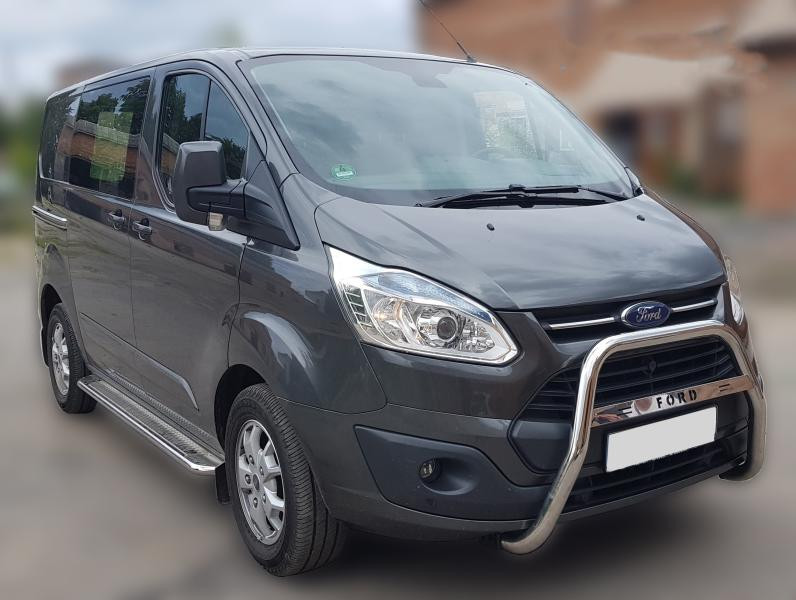 Купить Кенгурятник WT006 F1-55 (нерж) для Ford Custom 2013-2022 гг