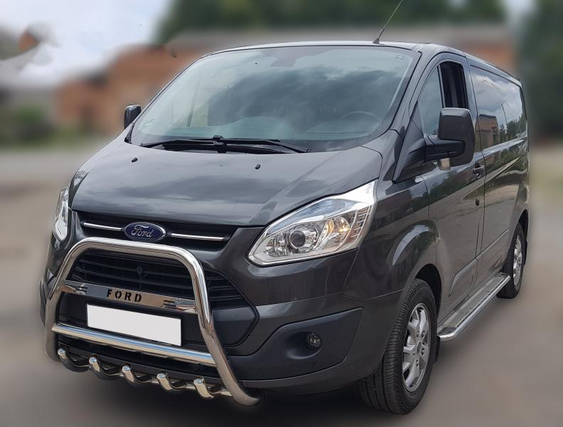 Купить Кенгурятник WT006 F1-56 (нерж) для Ford Custom 2013-2022 гг