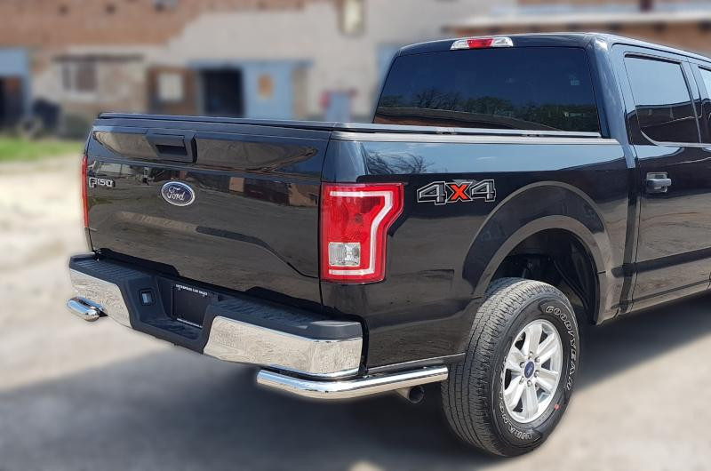 Купить Задние уголки AK003 (2 шт, нерж) для Ford F-150 2014- рр