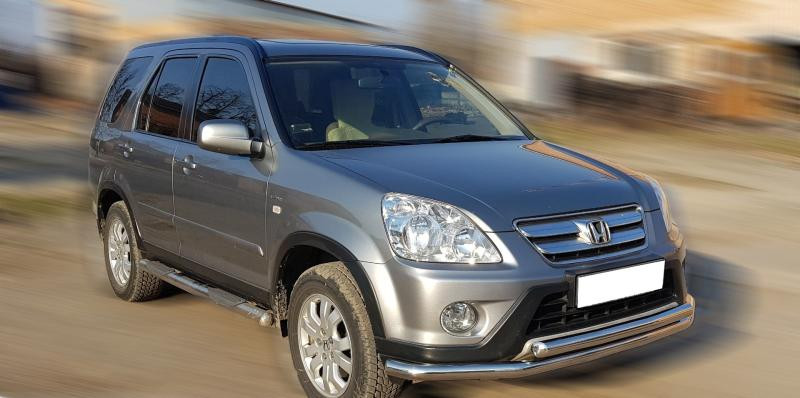 Купить Передняя защита ST014 (нерж.) d60/42 для Honda CRV 2001-2006 гг