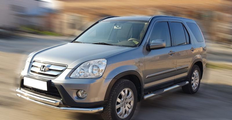 Купить Передняя защита ST014 (нерж.) d60/60 для Honda CRV 2001-2006 гг