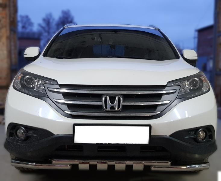 Купить Передняя защита Shark (нерж) для Honda CRV 2012-2016 гг